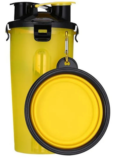 Denik Pets Plastic Food and Water Bottle for Dog and Cat 350ml 23cm