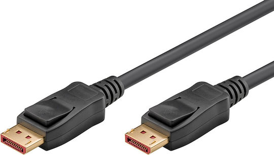 Goobay Kabel DisplayPort-Stecker - DisplayPort-Stecker 1m Schwarz (74760)