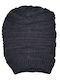 Beanie Unisex Beanie Knitted in Black color