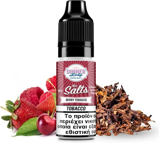 Dinner Lady Ready-to-use E-Liquid Nic Salts with Fruity / Smoking Flavor 20mg 10ml