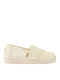 Kids Espradrilles with Hoop & Loop Closure Beige Alpargata Classic