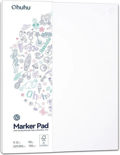 Sketchbook Ohuhu Marker Bleedproof 22.9x30.50cm 150gr