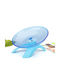 Floor Fast Plastic Hamster Wheel M18xW18xH12cm Blue