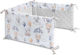 Sensillo Crib Bumpers Classic Inside Fight In Clouds 30x180cm