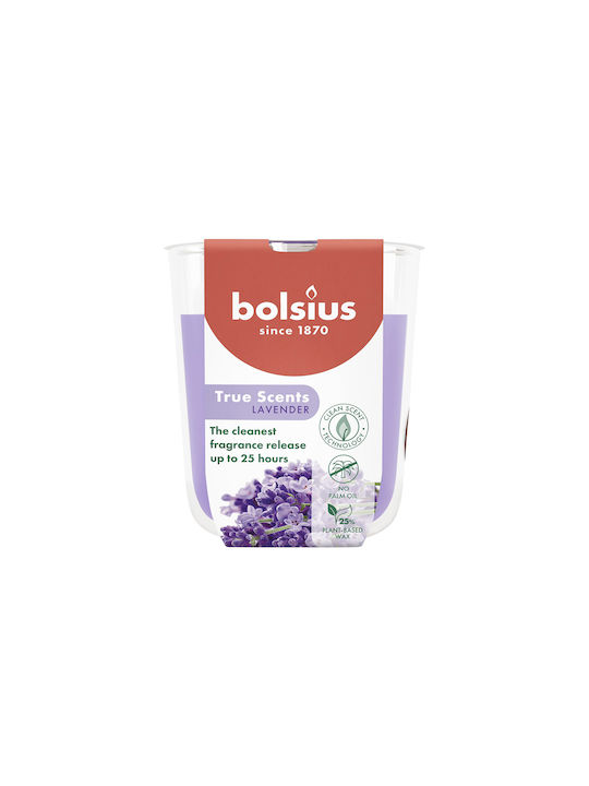 Bolsius True Scents Duftkerze Φ8x7,3cm Lavendel