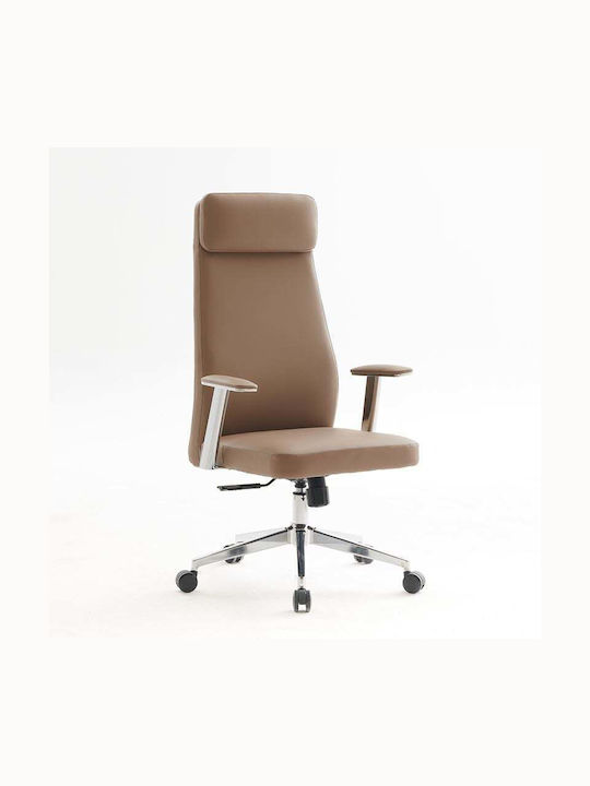 Woodwell Bf8800 Scaun De Birou De Director Cu Brațe Cappuccino