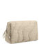 Necessaire in Beige Farbe