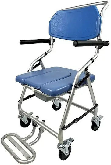 Dr. Happy Toilet Wheelchair Transfer Chair Patients Shower Dr Happy Scaun de toaletă cu spătar