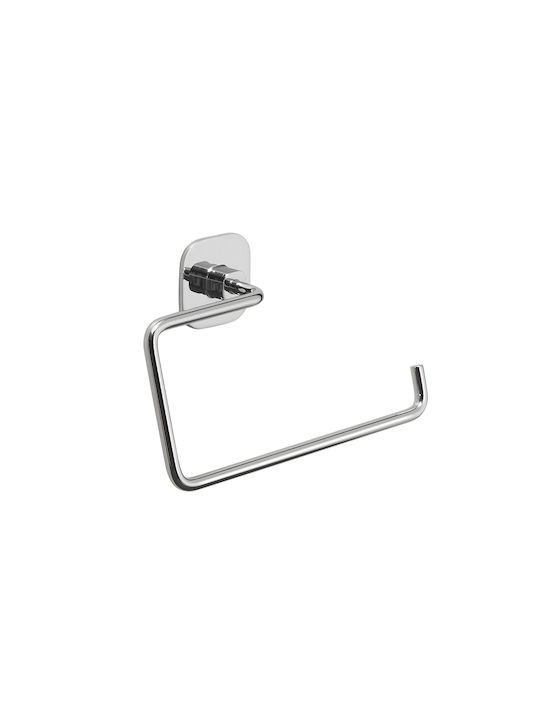 Gedy Κρίκος Μπάνιου Μονός με Βίδες Inox Ασημί