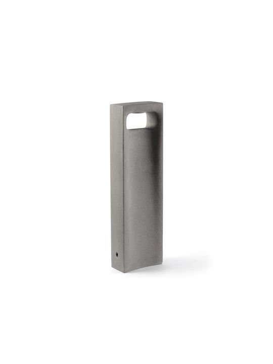 Faro Barcelona Outdoor Floor Lamp Small Post LED 6W with Warm White Light IP68 Grey