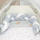 Baby Oliver Crib Bumpers Braided Inside Gray 20...