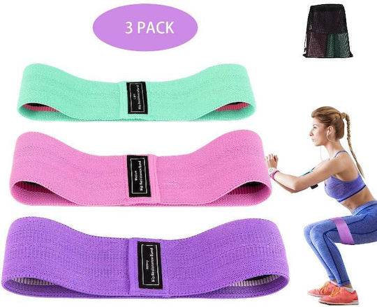 Еластични ленти за съпротивление за ханш 3 броя 8435 Oem