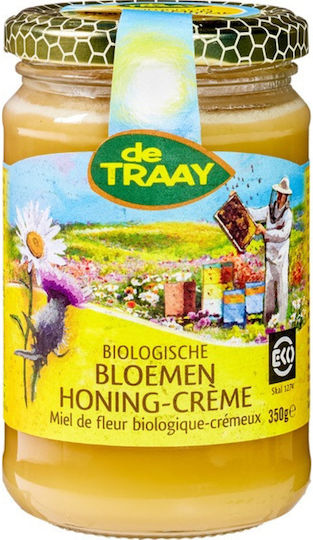 De Traay Cremă de Miere de Flori Organică 350g 16447