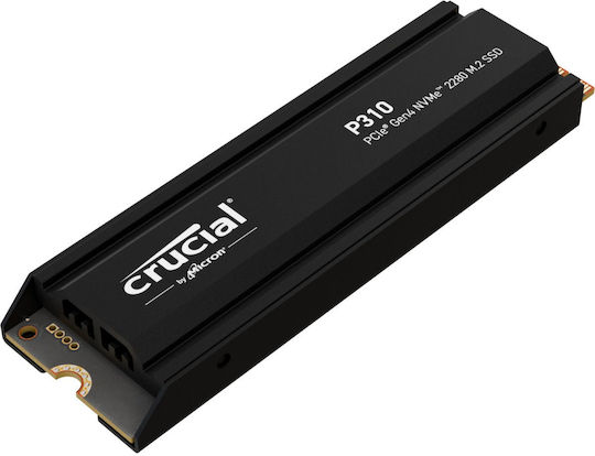 Crucial P310 Gen4 SSD 2TB M.2 Type with PCI Express 4.0 Connection and Heatsink CT2000P310SSD5