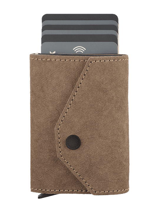 Pularys Porter Go Men's Wallet with RFID Beige