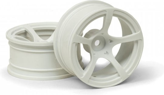 Hpi R5 Wheel White 9mm Offset 2 Pieces 120205 Hpi