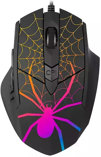 Tracer Black Widow RGB Gaming Mouse Black