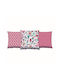 Decorative Throw Pillows Filling Set 3pcs Multi Aberto Design 43x43 Cotton-Polyester