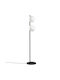 Opviq Dual Floor Lamp H155xW30cm. with Socket for Bulb E27 Black