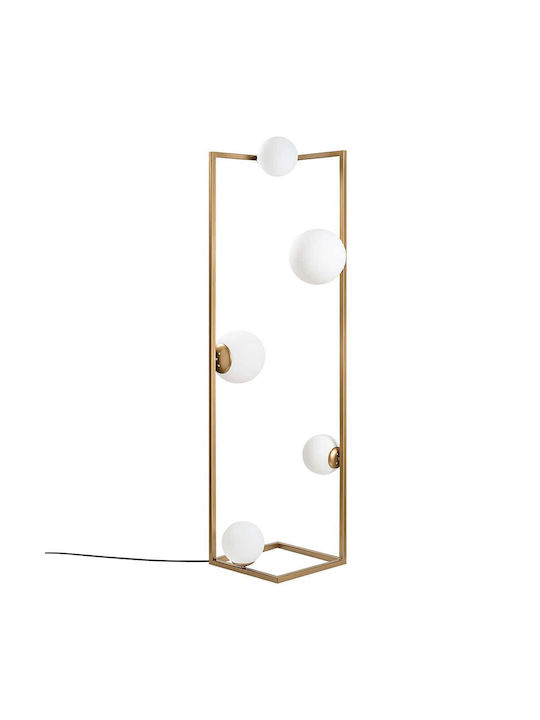 Opviq Corner Stehleuchte H157xB35cm. Gelb