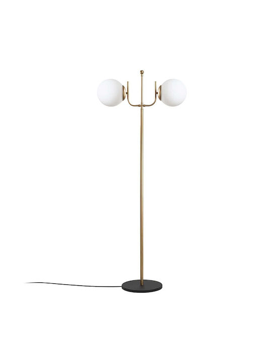 Opviq Antler Floor Lamp H162xW62cm. with Socket for Bulb E27 Yellow