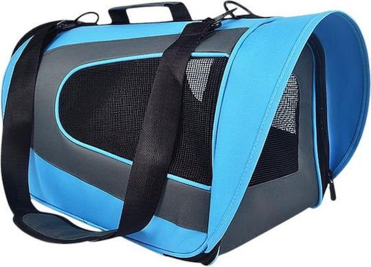 Tradesor Shoulder Bag for Dog and Cat Transport up to 6kg Blue M45xP28xH23cm
