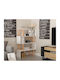 Bibliothek Adriana Gold-white 91.5x29.5x124.5cm