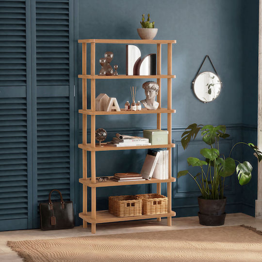 Gala Pine Bookcase 80x28x168.5cm