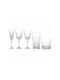 RCR Set of Glasses for White and Red Wine made of Crystal Stemmed 230ml 30pcs