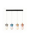 Sun Light Pendant Light Gray 105x180x180cm
