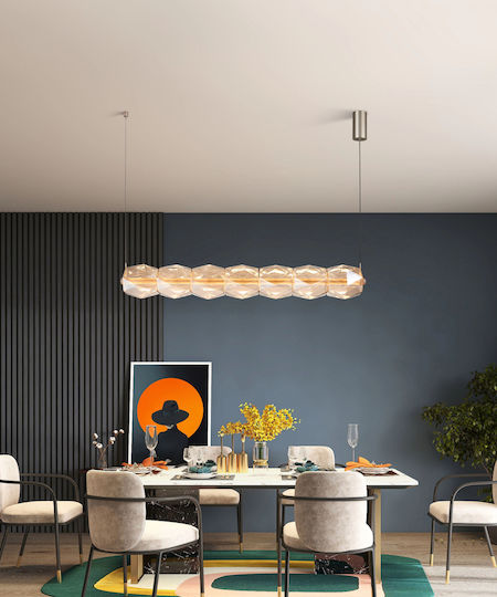 Sun Light Κρεμαστό Φωτιστικό Μελί LED 117x180x117εκ.