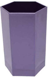 Metron Polygonal Metal Pencil Holder Purple 745.094053 Metron Polygonal Metal Pencil Holder Purple 745.094053
