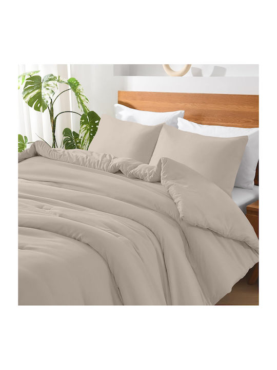 Lino Home Basico Σετ Σεντόνια Μονά 170x260εκ. S...