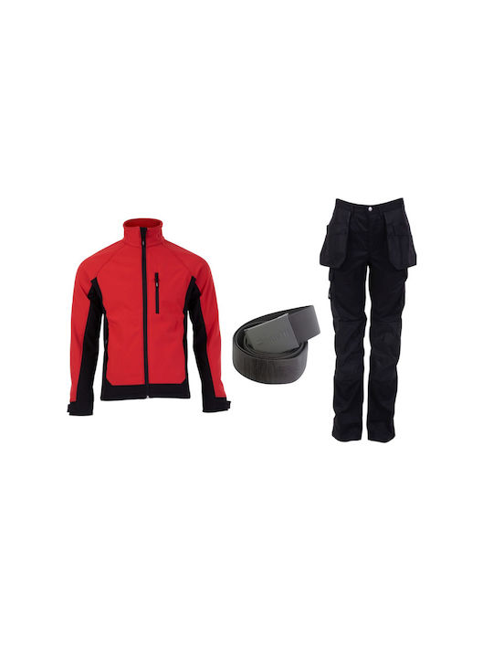 Wurth Work Pro Set Παντελόνι Εργασίας Κόκκινο Wurth Work Pro Set Παντελόνι Εργασίας Κόκκινο