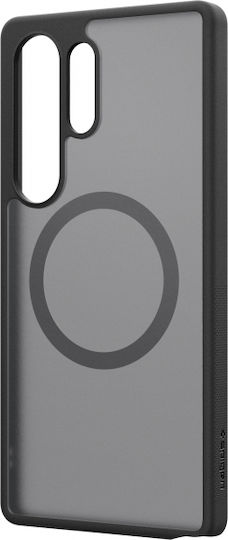 Samsung Clear Magnet Umschlag Rückseite Kunststoff Schwarz (Galaxy S25 Ultra,Samsung S25 Ultra)