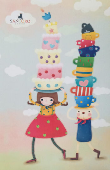 Bogen Ringordner 17x25 2 Ringe Tea Party Santoro Kori Kumi 2018