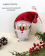 Pușculiță decorativă ceramică 3D Moș Crăciun