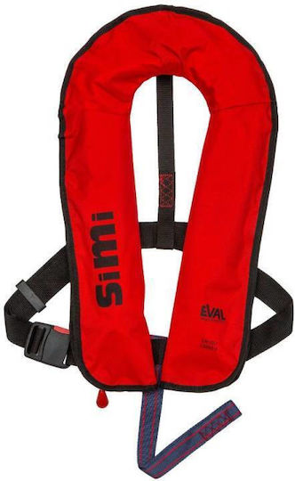 Life Jacket ''simi'' Inox Buckle Red Manual Activation Uml Mechanism