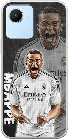 Fußballstars Kylian Mbappé Realme C30 Flexibles TPU Transparentes Silikon