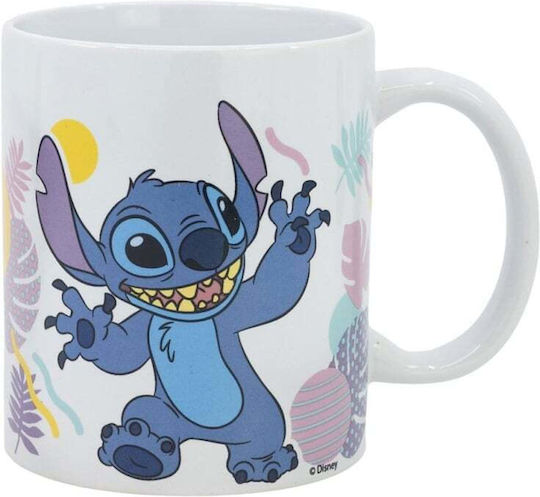 Disney Lilo & Stitch Hawaian Flower Κούπα Κεραμική 325ml