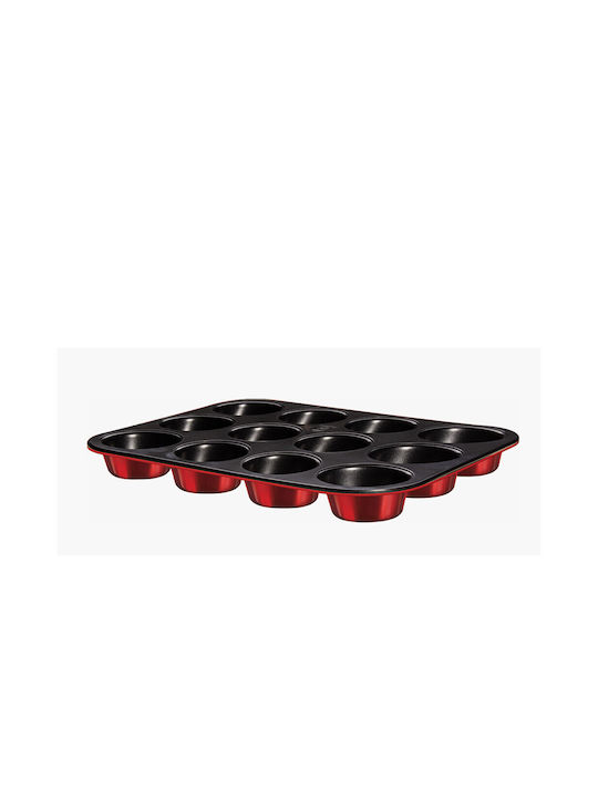 Berlinger Haus Metallic Line Φόρμα Ζαχαροπλαστικής για Cupcakes/Muffins 12 Θέσεων 35x26.5x3εκ.