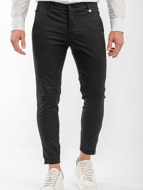 Vittorio Artist Παντελόνι Chino Slim Fit Μαυρο Vittorio Artist Παντελόνι Chino Slim Fit Μαυρο