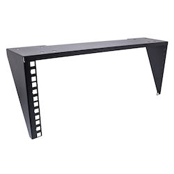 19" Wall Mount 4U Vertical Under Desk Black Intos 19105d