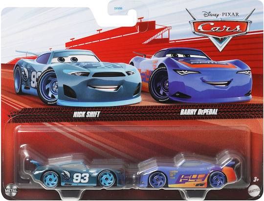 Mattel Cars Toy Car Nick Shift and Barry DePedal for 3++ Years