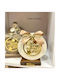 Happy New Year Grandpa-Grandma Handmade Tabletop Lucky Charm with Wishes made of Wood 1pcs