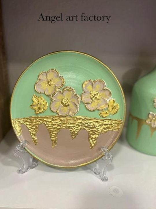 Ceramic Pistachio Plate