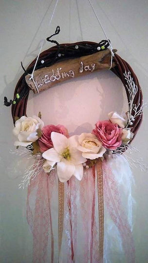 Διακοσμητικό Στεφάνι "wedding Day"