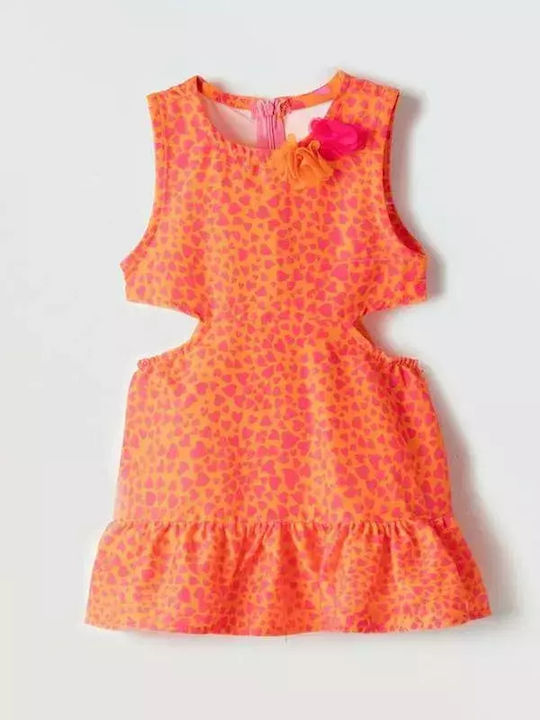 Small Hearts Rochie pentru Copii Fără mâneci Orange