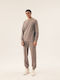 Henderson Men's Winter Pajamas Set Gray