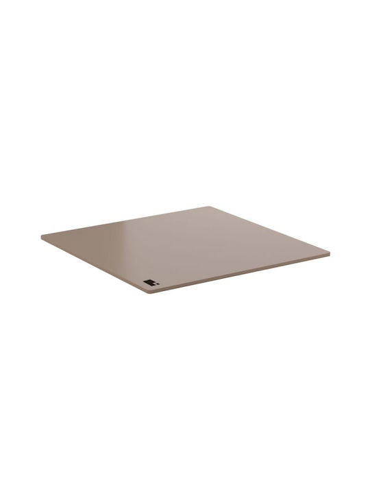 Διακοσμητικός Δίσκος Square Matt Beige Pam & Co W30 X D30 X H1 Cm 3030-103